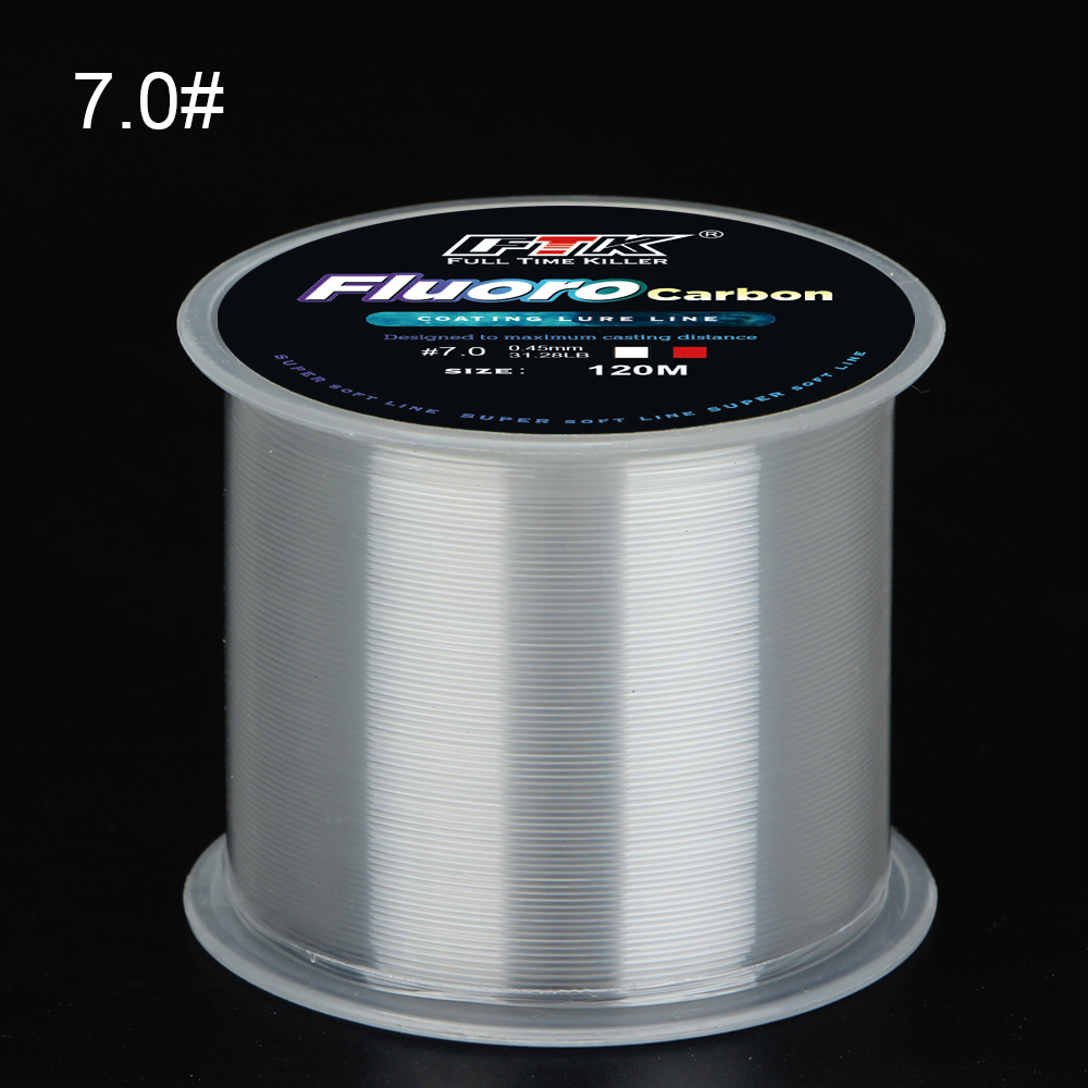FTK Fishing Line 1.5 - 0.2 mm Fluorocarbon Coating transparent