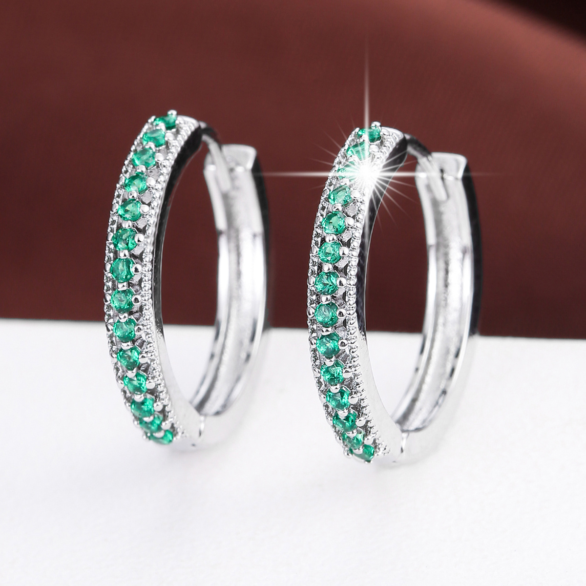 Round Zirconia Inlay for Jewelry Making