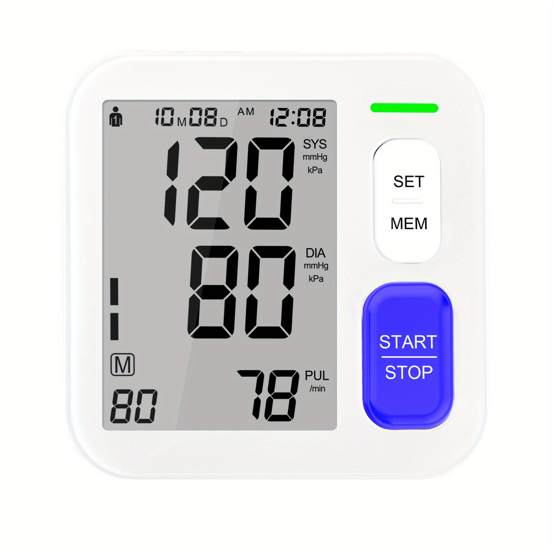 Lovia Intelligent Type Digital Blood Pressure Monitor w/ LCD Display NEW