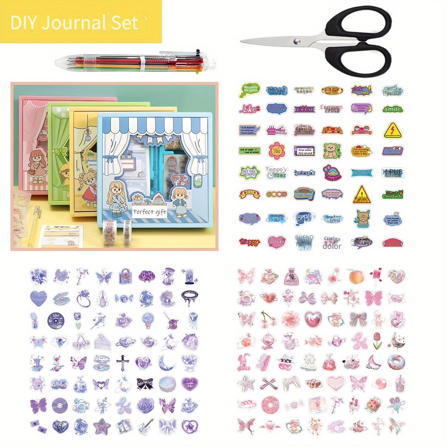 Kit de diario de bricolaje para niñas de 8, 9, 10, 11, 12, 13 años en  adelante, lindas cosas de arte y manualidades para adolescentes y  adolescentes