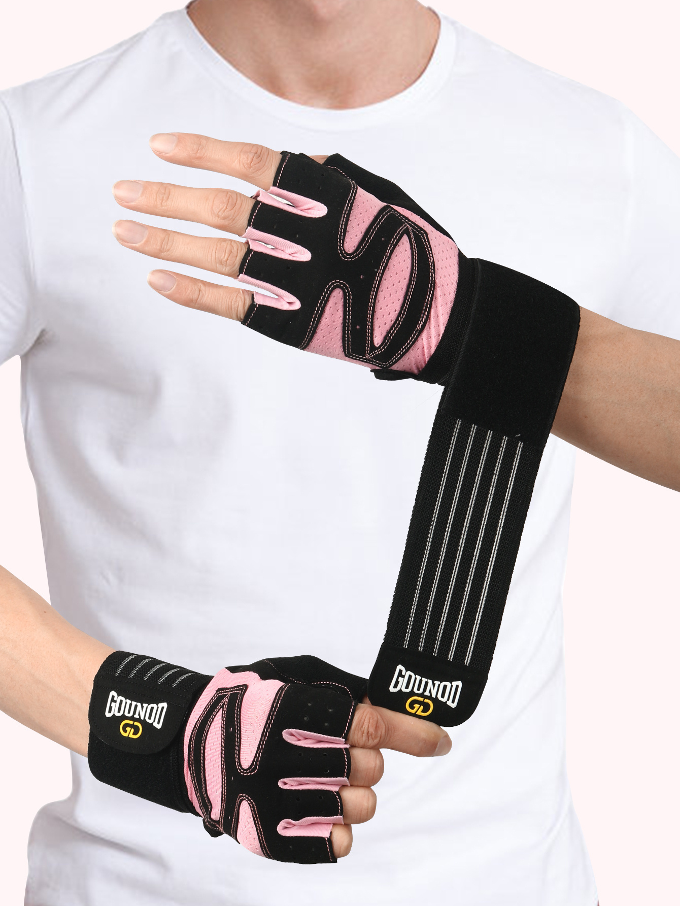 Guonod Ventilated Weight Lifting Gym Workout Gloves Wrist - Temu United ...