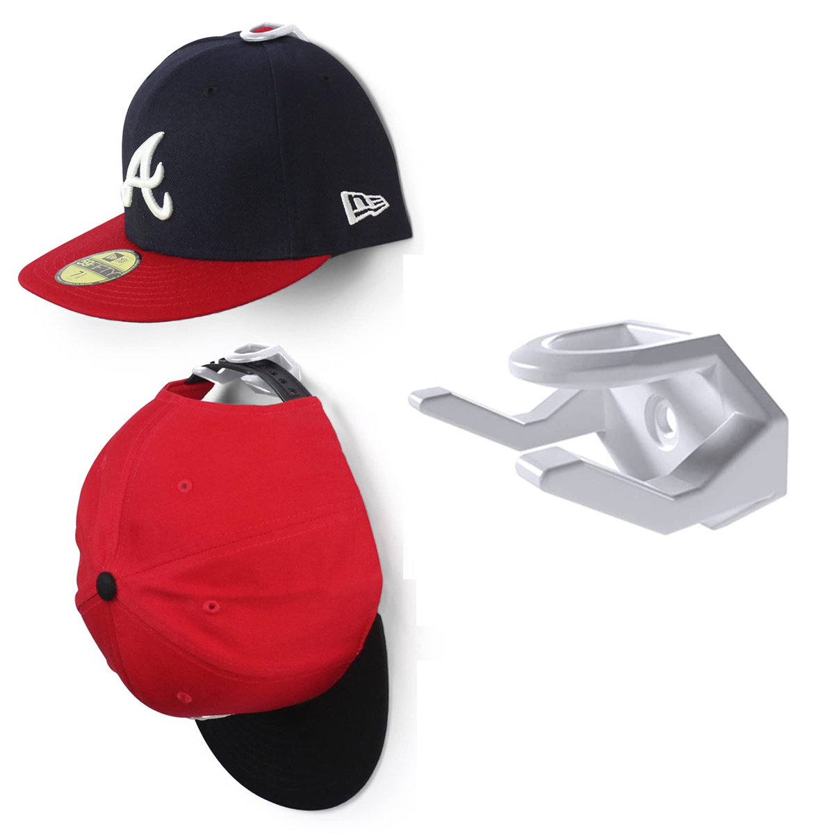 1 pz. Gancio per cappelli da baseball, ganci adesivi da parete per cappelli,  organizer appendi cappelli, senza perforazione, gancio per cappelli per  porta armadio - Temu Italy