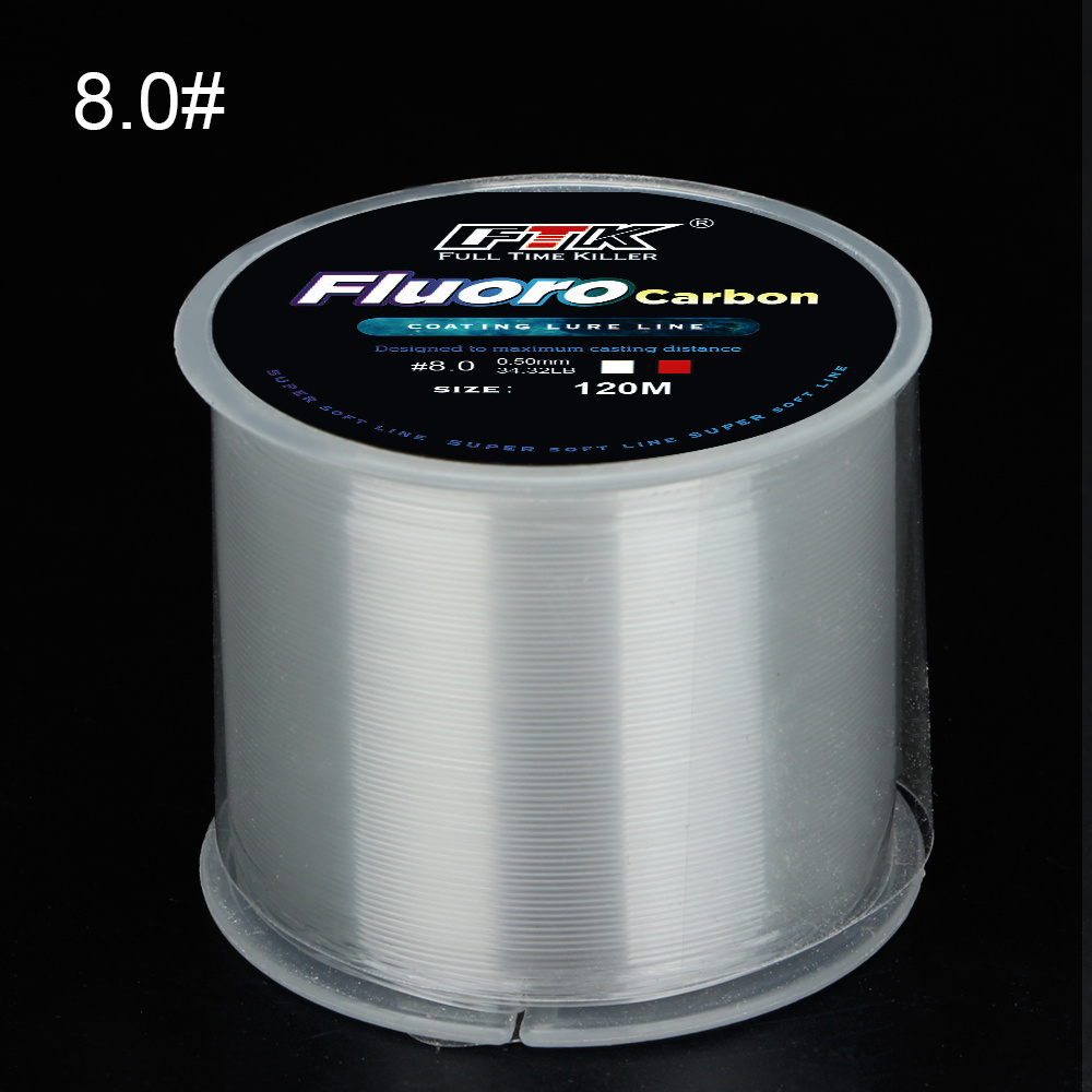 FLUOROCARBON 100% LEADER 40LB 50METERS FISHING LINE MONO WIRE TRACE FC50M-40