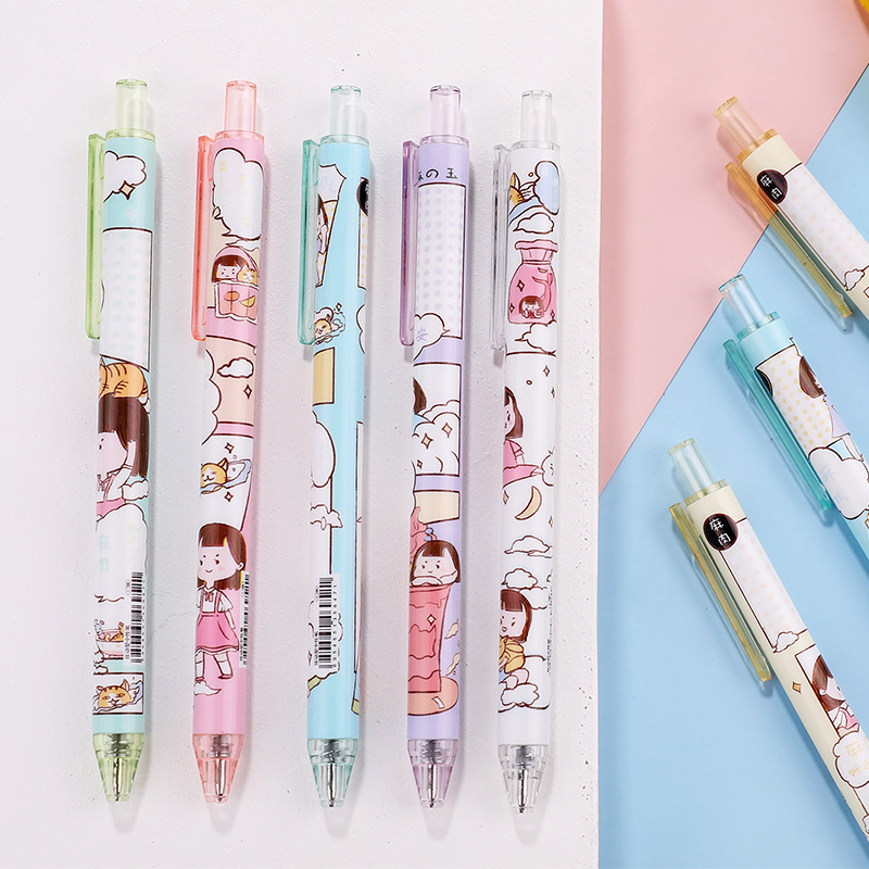 Yatniee Anime cancelleria Kawaii penna cartone animato carino forniture  scolastiche penne Kit penna giapponese cose carine penna Gel strumenti di  scrittura