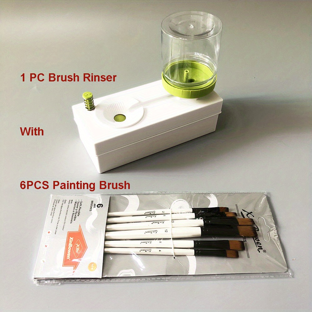 Brush Rinser,Paint Brush Cleaner Art Supplies,Water Cycle Rinser