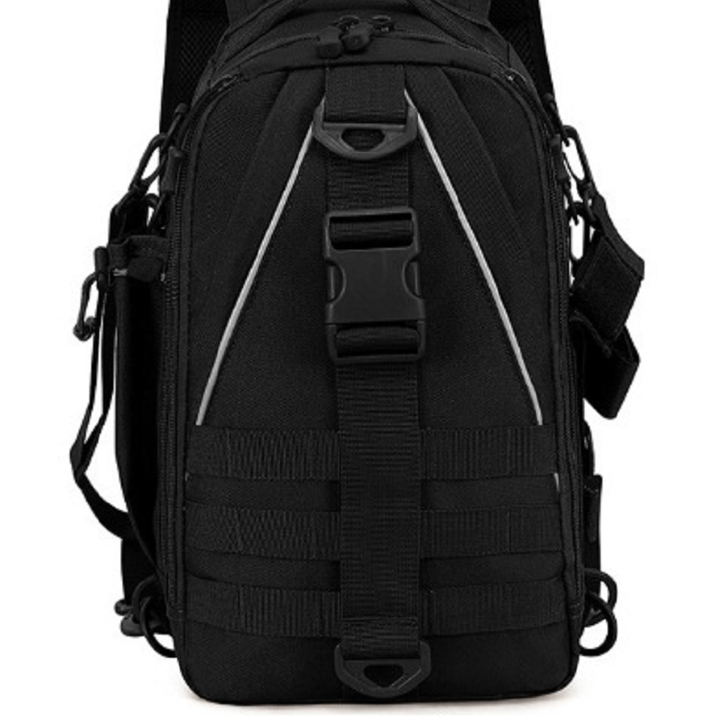 Buy Thekuai Fishing Tackle Backpack Storage Bag Outdoor Shoulder Backpack  Waterproof Cross Body Sling Bag Fishing Gear Bag with Rod Holder (Black  Camo) Online at Lowest Price Ever in India