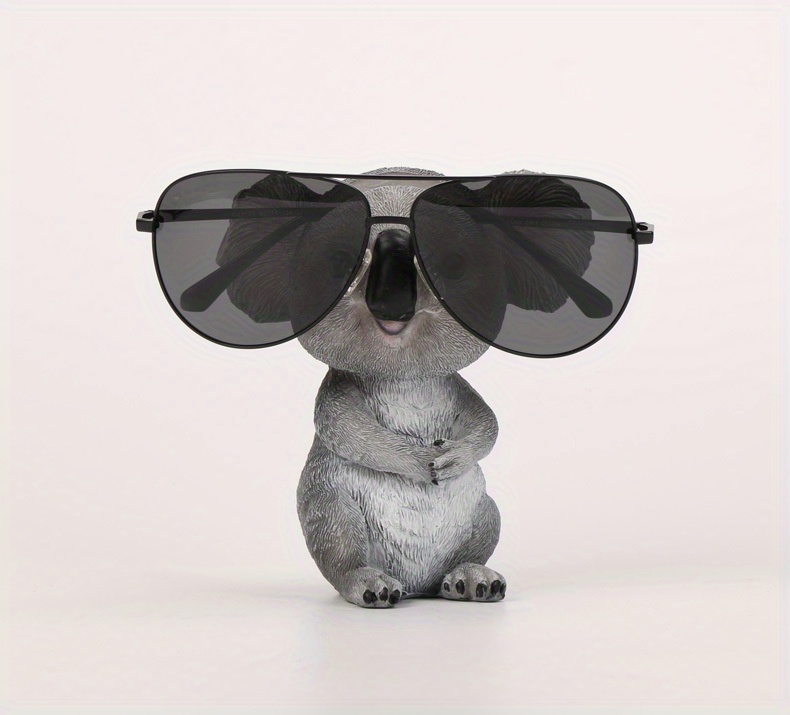 Soporte para anteojos Koala, de animales de resina, retenedores de  exhibición de gafas para , oficina, escritorio, decoraciones Salvador  sostenedor de la lente