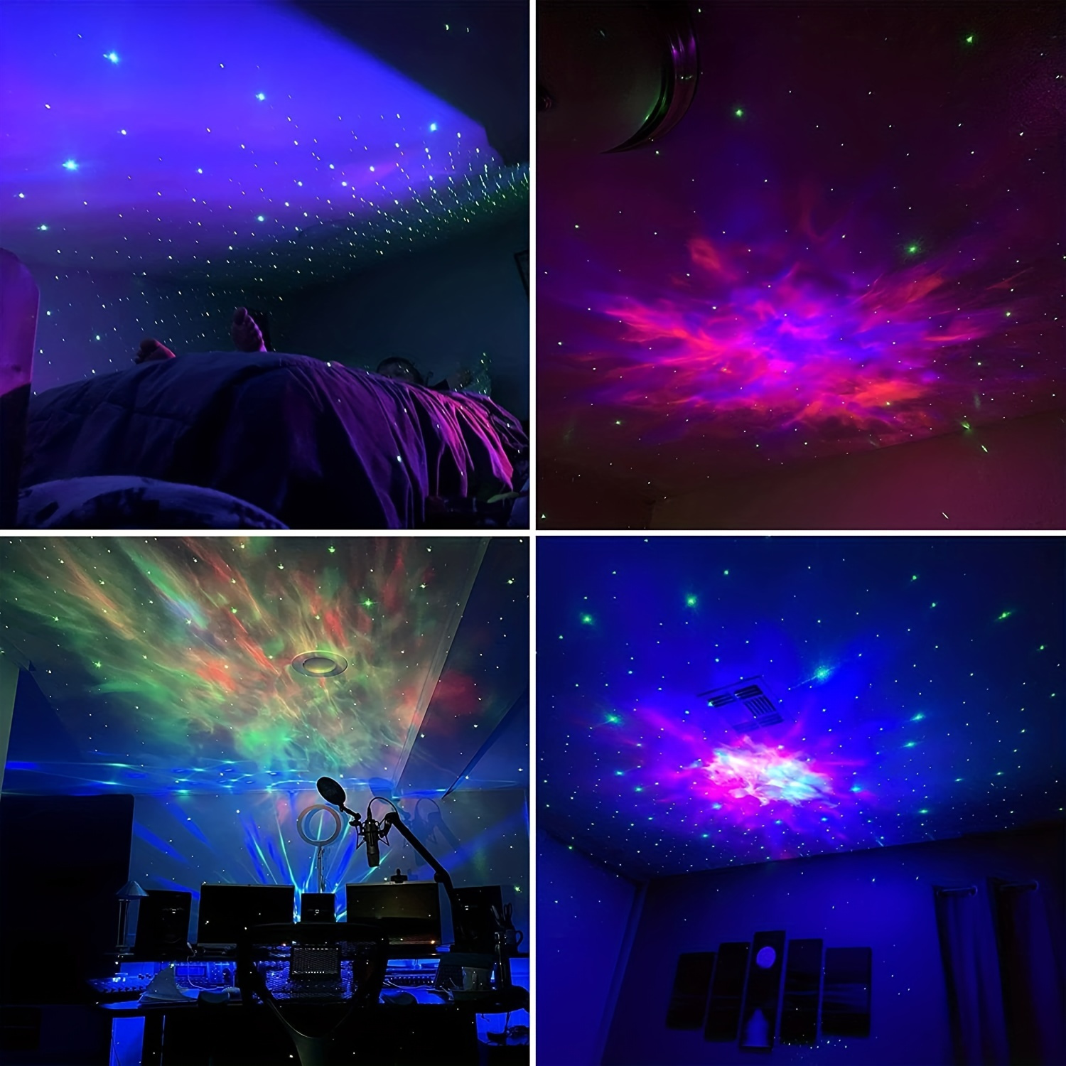 La luz del norte de Nueva Aurora Galaxy proyectores proyector de estrellas  del cielo estrellado de la luz de luna decoración DORMITORIO Habitación  Casa Don Luminarias - China Lámpara de Pared LED