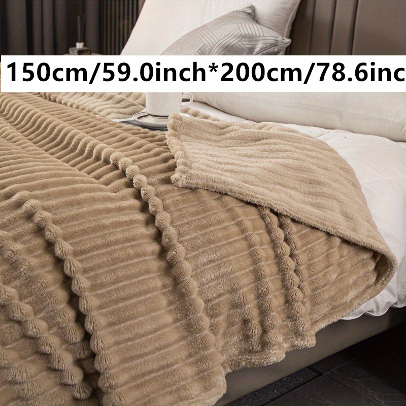 Coperta In Pelliccia Sintetica Di Coniglio Bianco, Coperte Pesanti Super  Calde E Accoglienti In Beige Crema Per Divano Letto, Coperta Morbida E  Elegante In Mink Reversibile Per Salotto E Camera Da Letto (