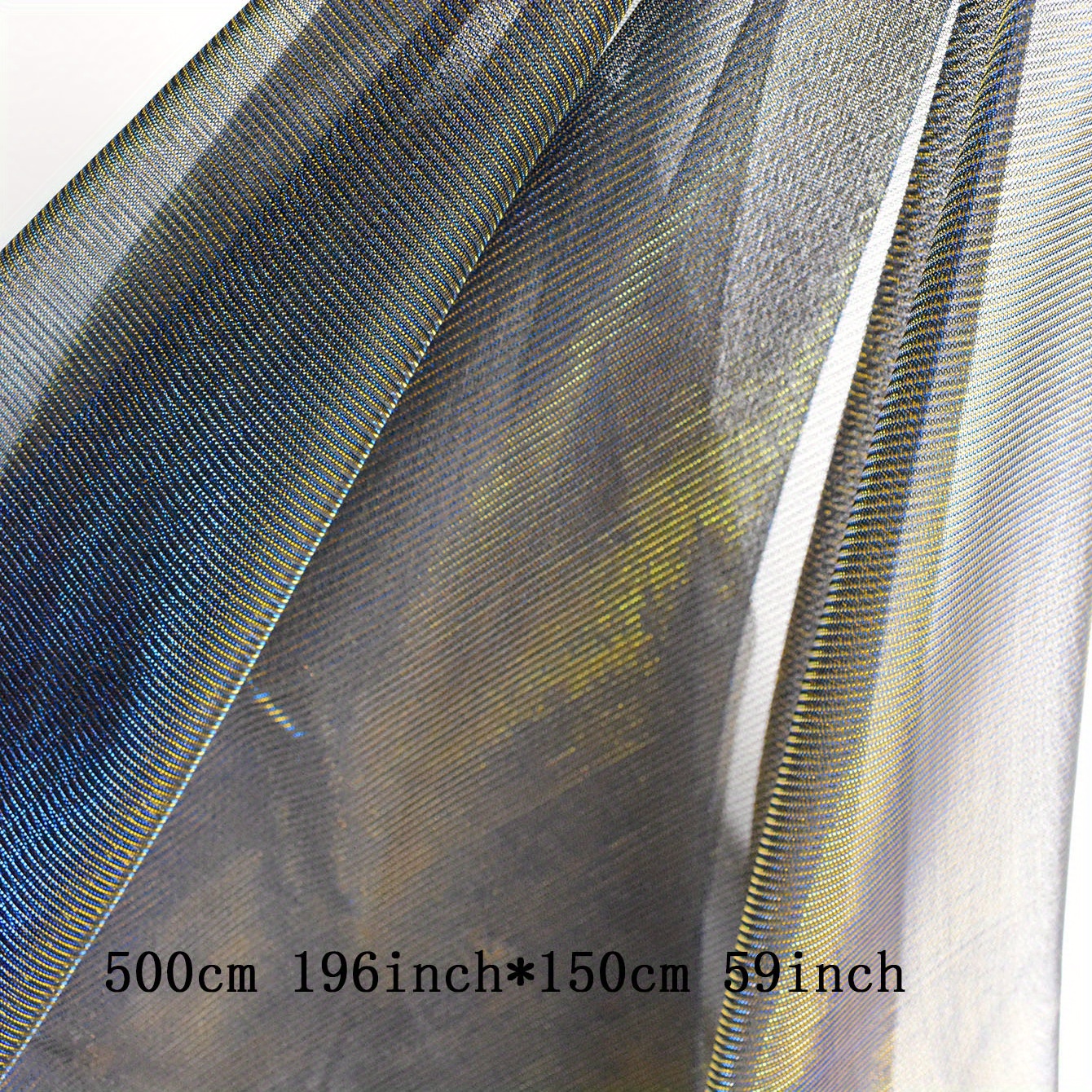 Color Changing Two color Golden Silk Fabric Diy Handmade - Temu