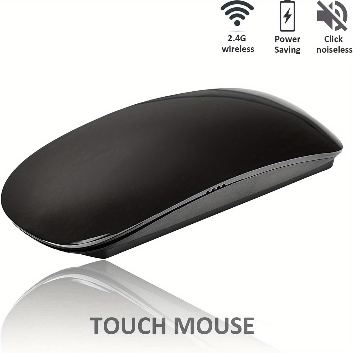 823 Wireless Touch Mouse Combo 2.4GHz 3 Pulsanti 1200 DPI Mouse Ottico A  Risparmio Energetico Intelligente Ultrasottile Per Laptop Macbook - Temu  Italy
