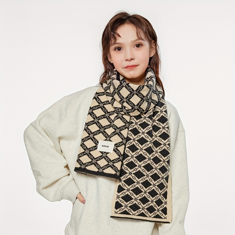 Louis Vuitton Monogram Womens Knit & Fur Scarf