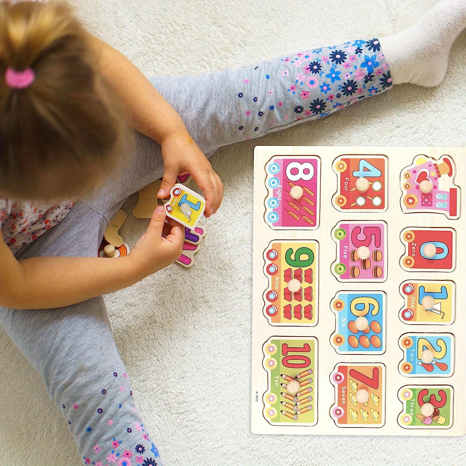 JOYOOSS Toddler Puzzles, Wooden peg Puzzles for Kids, Puzzle Boards wi –  Joyooss