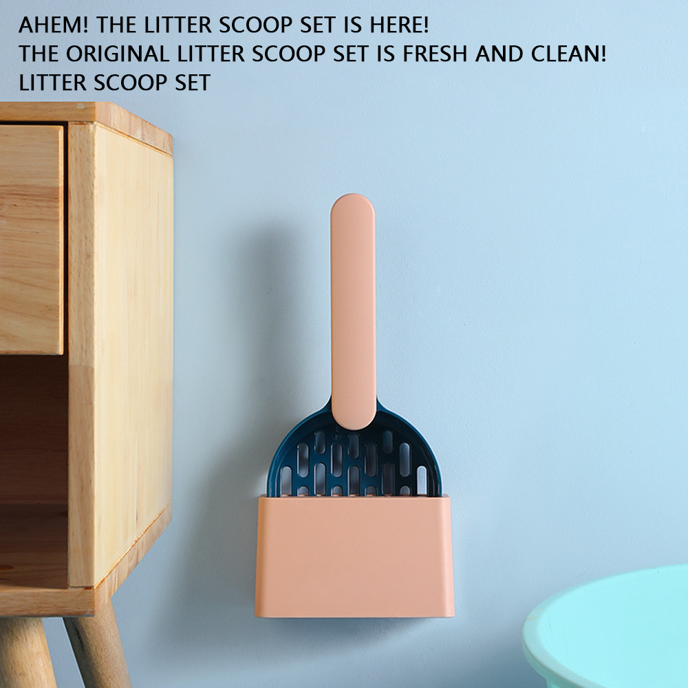 3pcs Plastic Cat Litter Scoop Poop Sifter With Jamaica