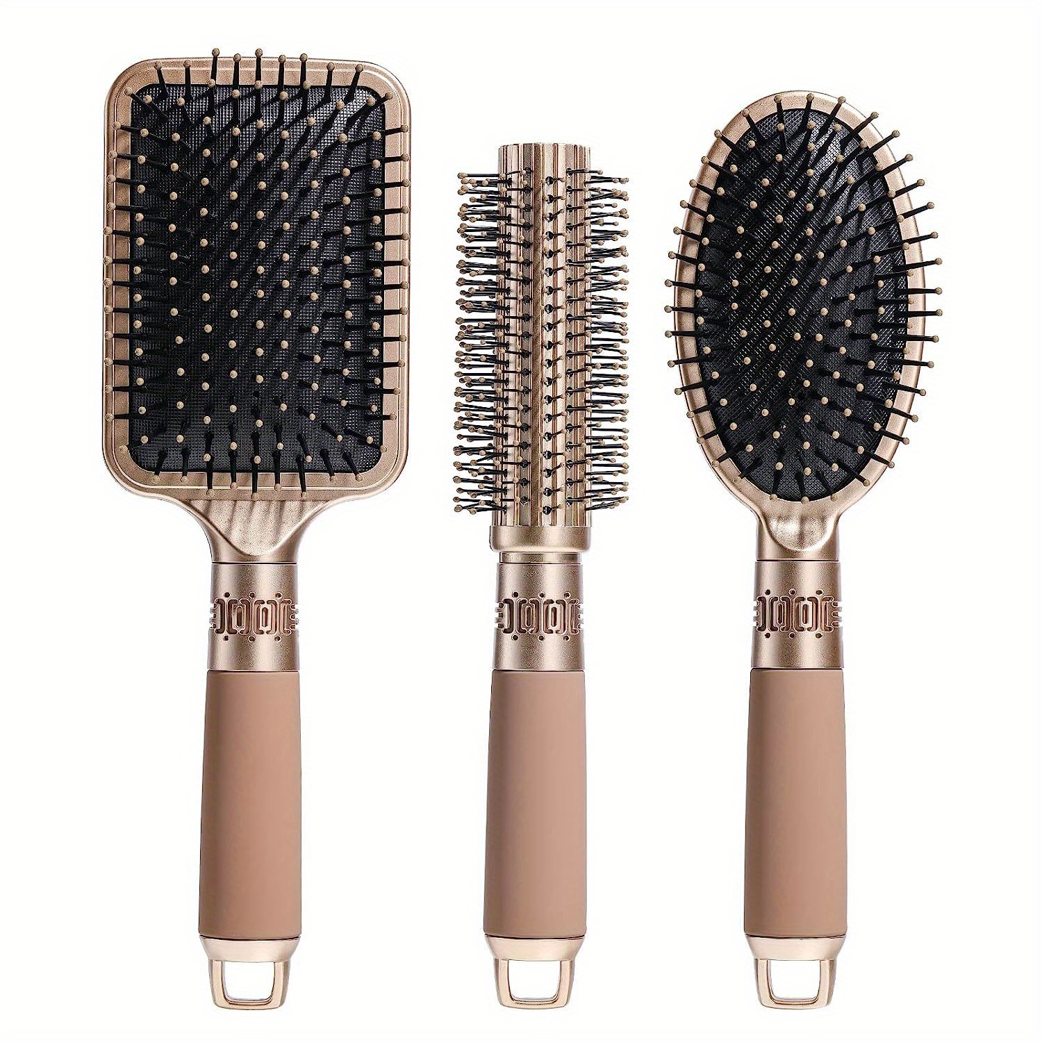 Fan shaped Brush Set Two color Nylon Hair Brush Brush Art - Temu