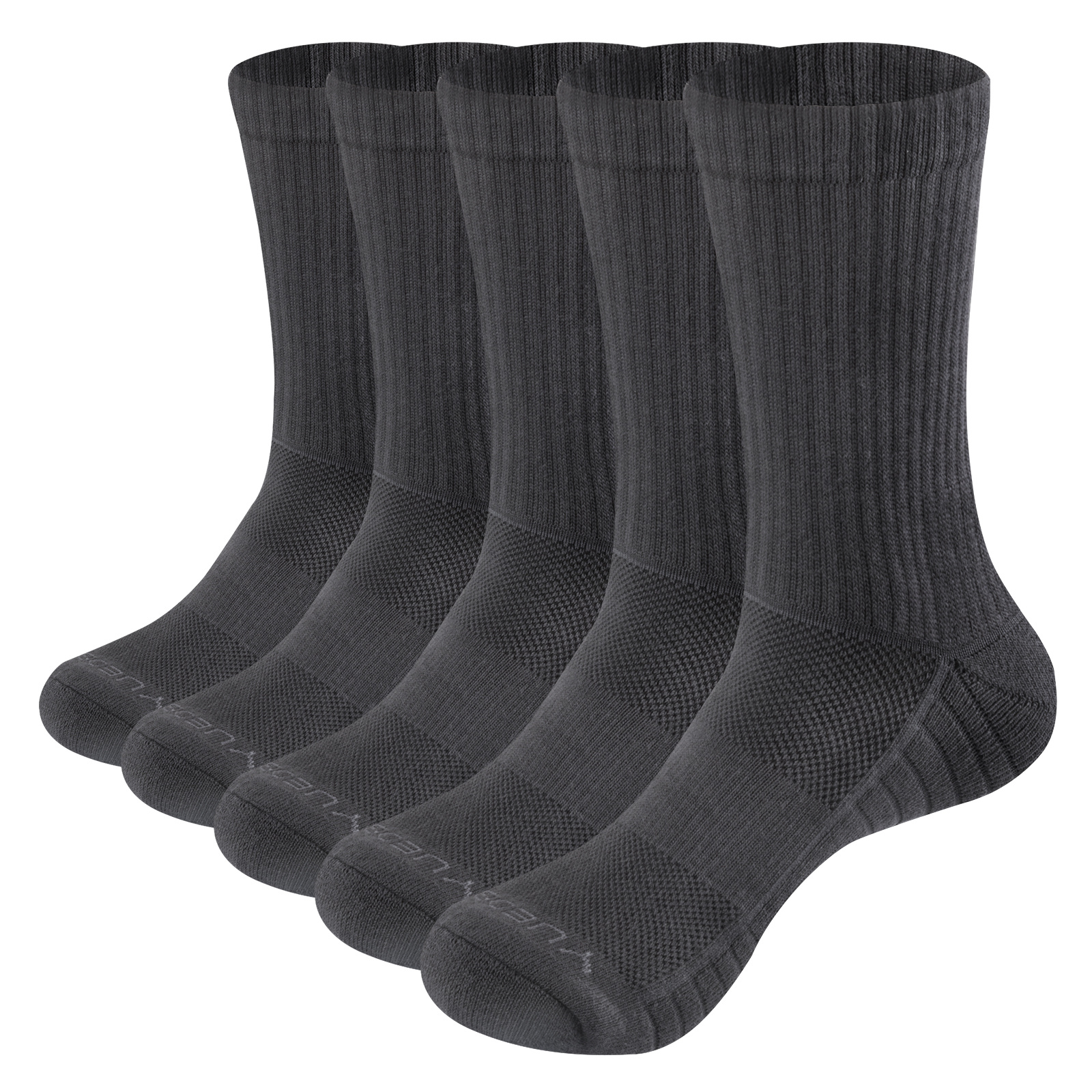 Men's Thick Cushioned Moisture Wicking Crew Boot Socks Men - Temu