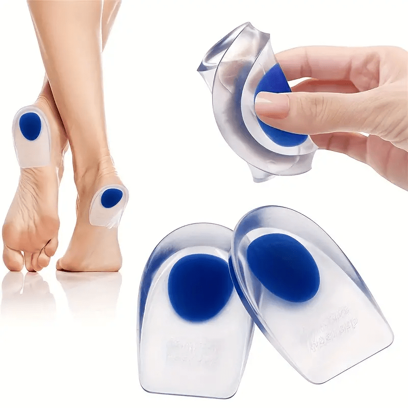 Heel Pad Soft Silicone Gel Insoles Heel Spurs Foot Cushion Temu Ireland