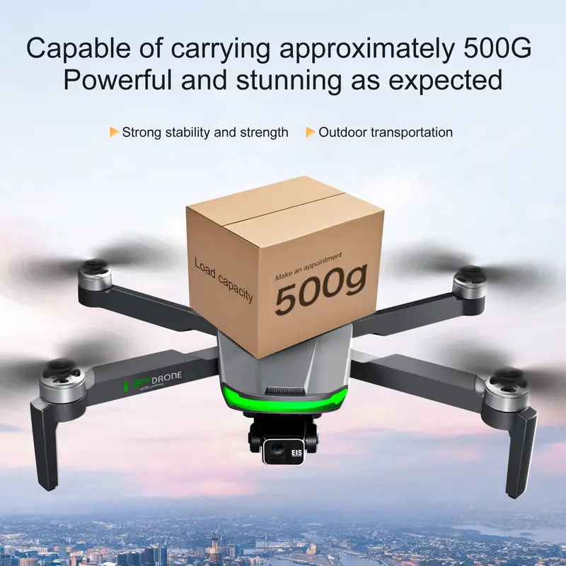 s155 three axis gimbal brushless gps loadable rc drone with 2 7k dual camera 1 battery 360 laser obstacle avoidance esc stable anti shake gimbal 5g wifi fpv professional aerial photography details 5