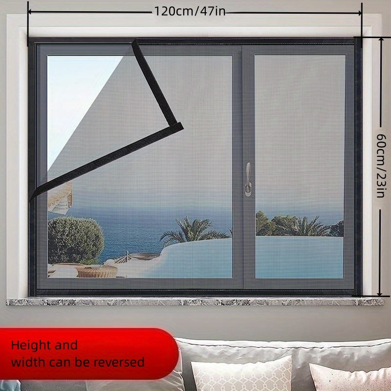 1 Set Anti-Mücken-Fenstergitter, Selbstklebendes Fenstergitter,  Klettverschluss, Magnetischer Vorhang, Einfach Zu Installieren Und  Abnehmbar - Temu Austria
