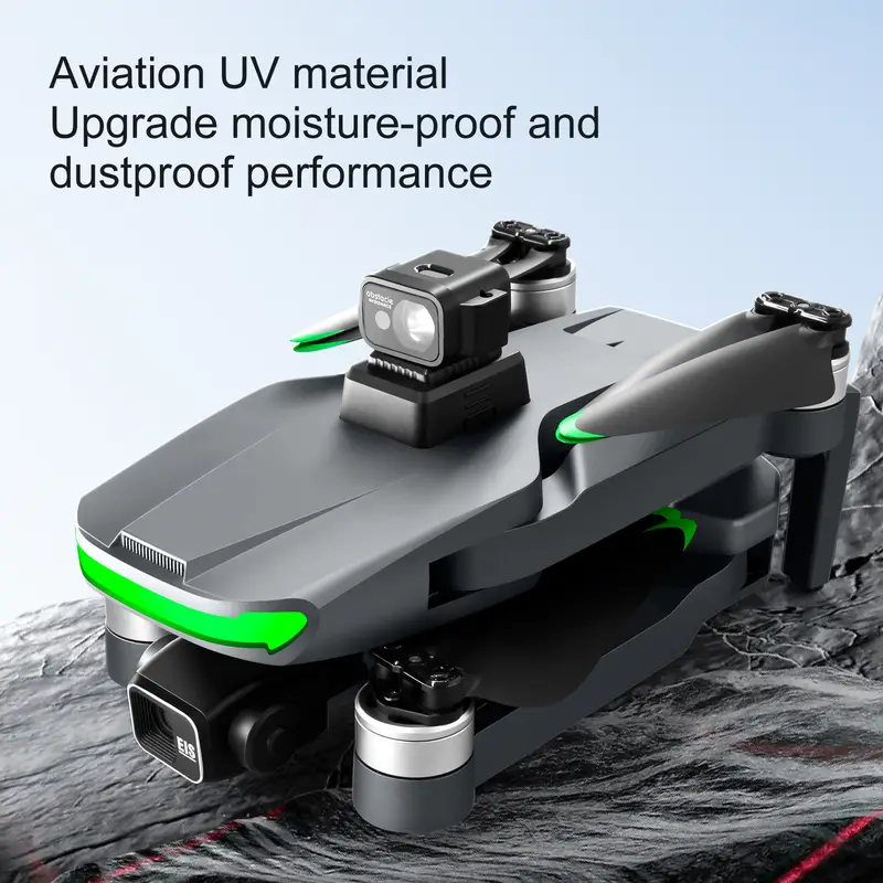 s155 three axis gimbal brushless gps loadable rc drone with 2 7k dual camera 1 battery 360 laser obstacle avoidance esc stable anti shake gimbal 5g wifi fpv professional aerial photography details 16