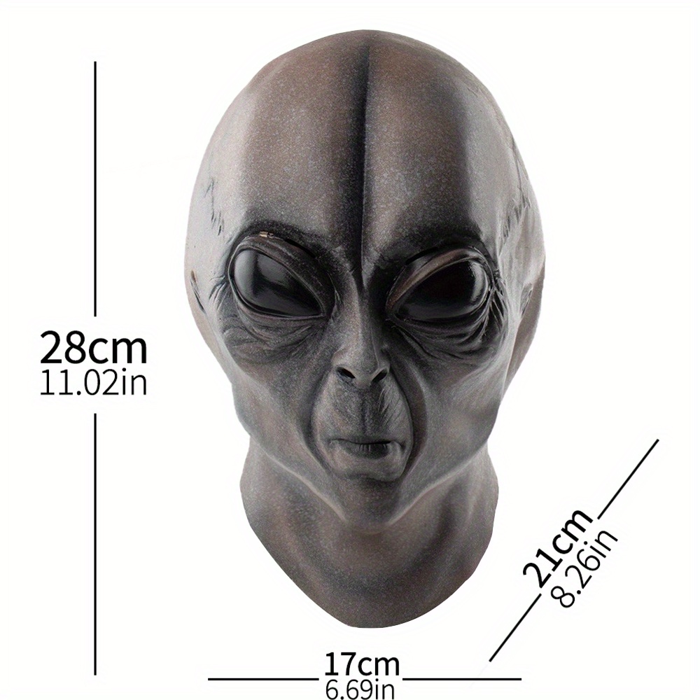 Máscara Alien Area 51 27566 Color Gris