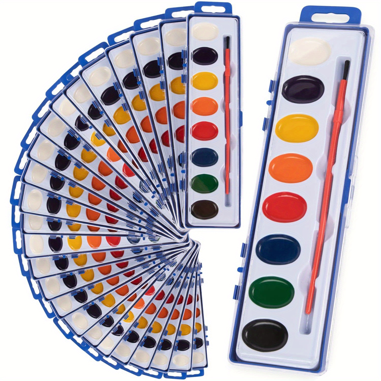 8 color Children's And Adult Watercolor Set Color Palette - Temu