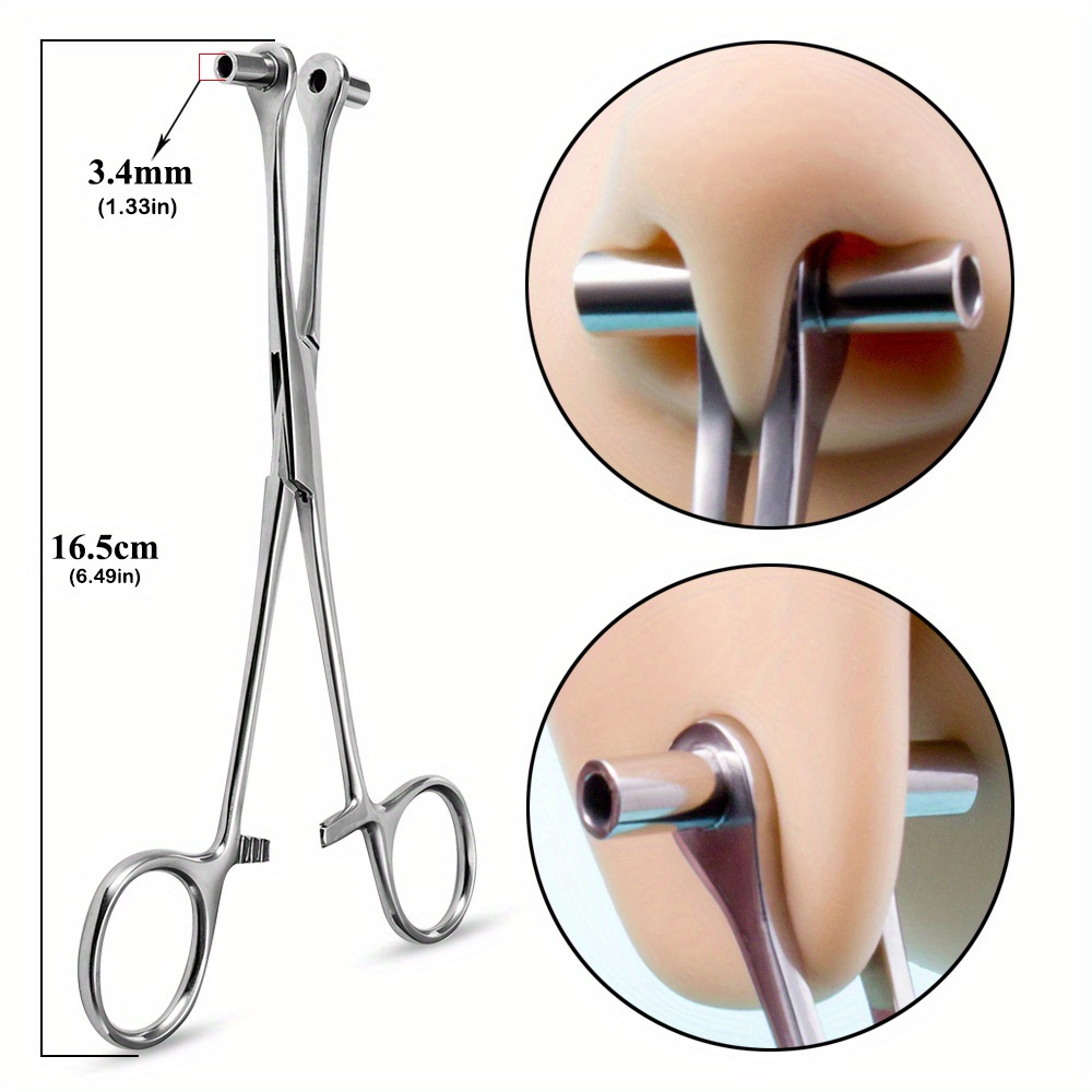DDP Body Piercing 'Ring Closing' Multipurpose Pliers Forceps 5 1/2  Stainless Steel Professional Septum Ear Nipple Belly Nose Tongue Lip Navel  Eyebrow