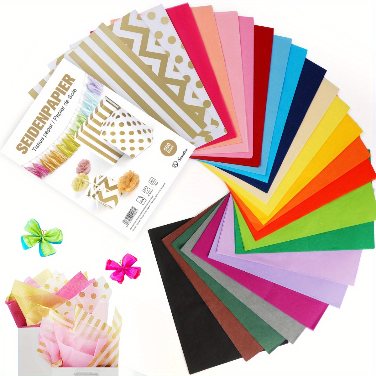 500pcs Colorful Drawing Paper Painting Paper Sheet - Temu