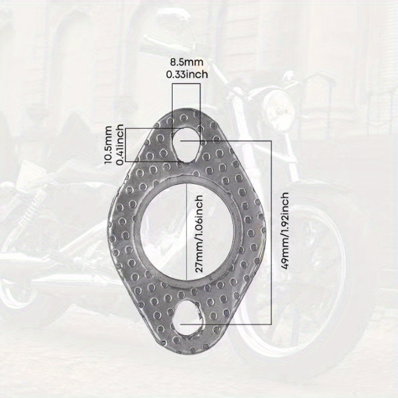 Exhaust Gasket For Gy6/atv/scooter/go kart/moped Engine Gy6 Temu