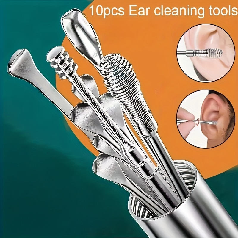 6 X Ear Cleaner Ear Wax Removal Remover Cleaning Tool Kit Spiral Tip Picker  Tool