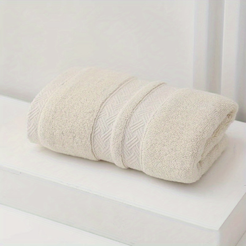 1pc Pure Cotton Thickened Bath Sheet 130g 35 75cm 13 78 29 53in Extra Large  And Thick Soft And Absorbent Towels Bathroom Accessories, Free Shipping,  Free Returns