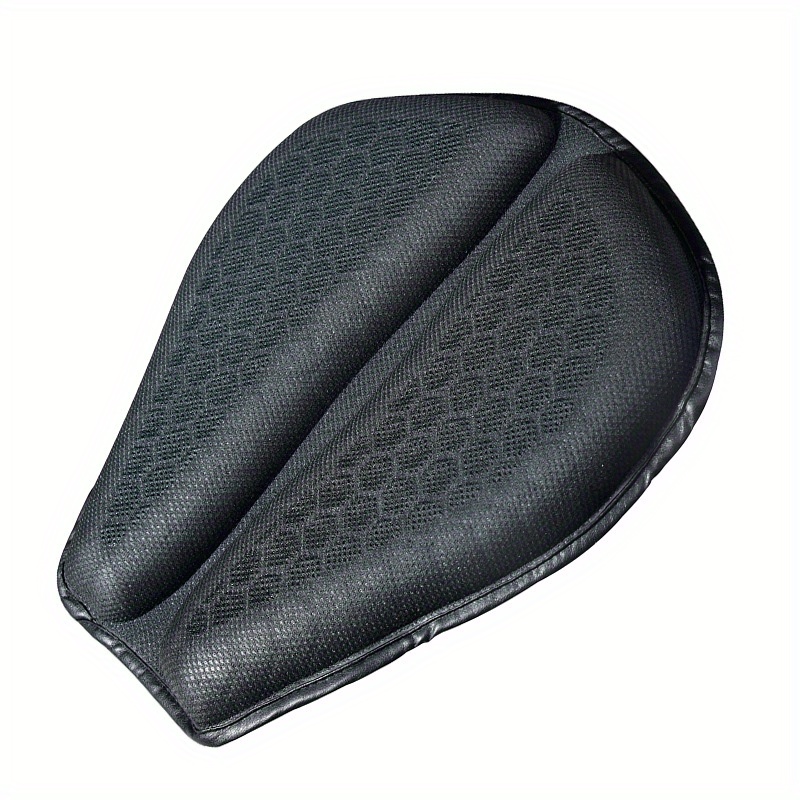 Universal Gel Motorcycle Seat Cushion - Superior Absorption and Protection  with Warm Cover- Comfortable and Large 3D Honeycomb motorcycle seat cushions  for long rides
