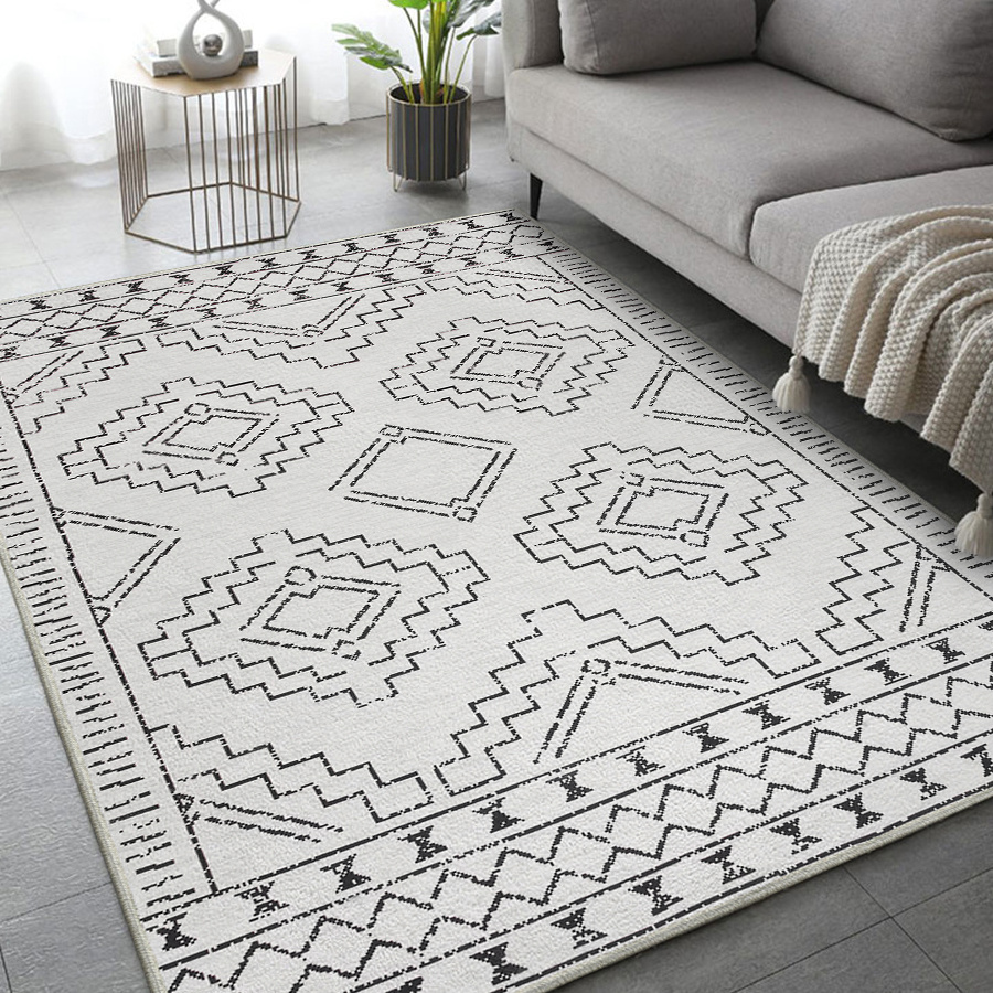 Black Line Geometric Area Rug, Boho Long Bath Mat Non-slip Moroccan  Geometric Farmhouse Bath Rug, Soft Machine Washable Floor Mats For Bathroom  Tub Sink Shower, Home Decor - Temu United Arab Emirates