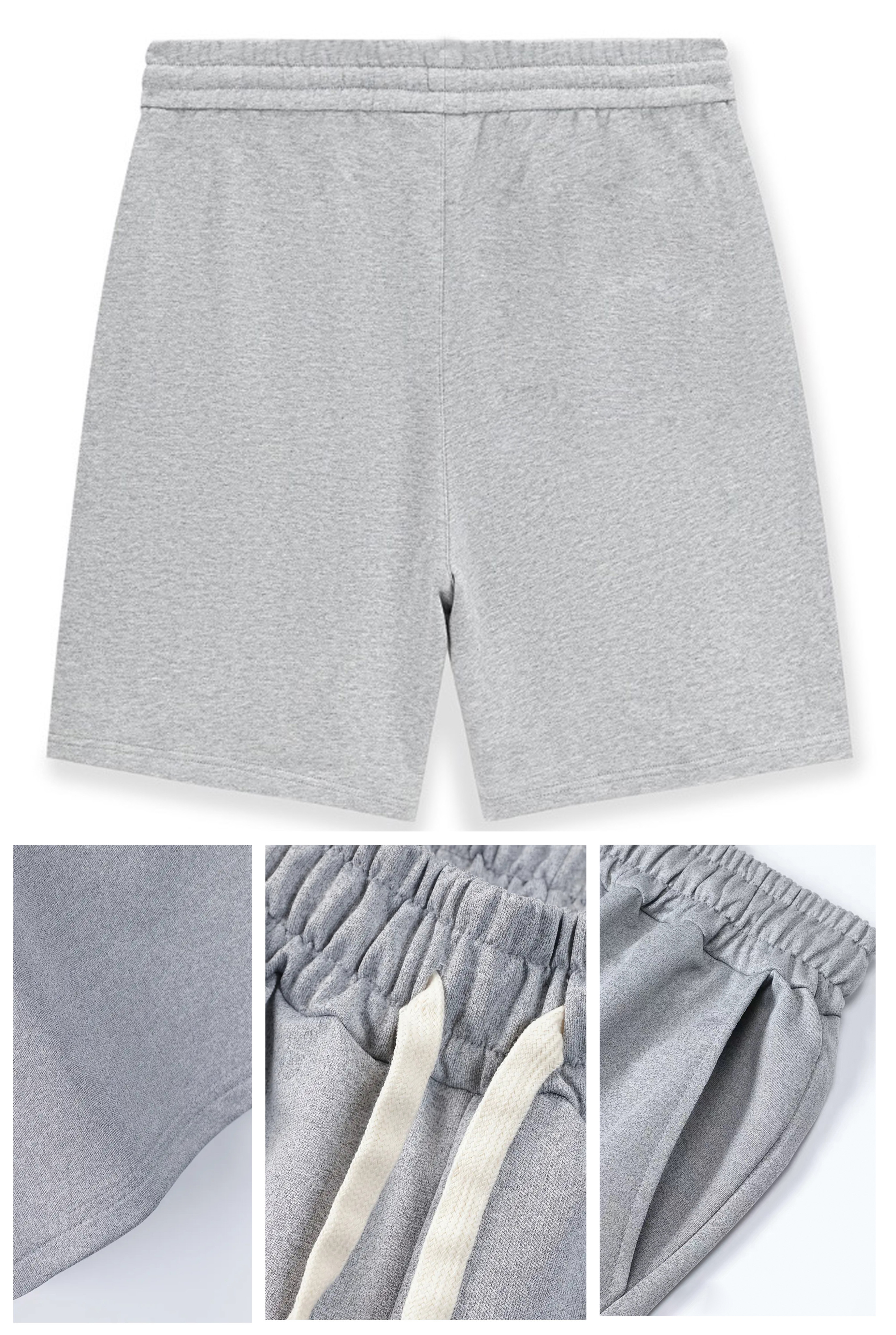 Drawstring Printed Shorts with Pockets