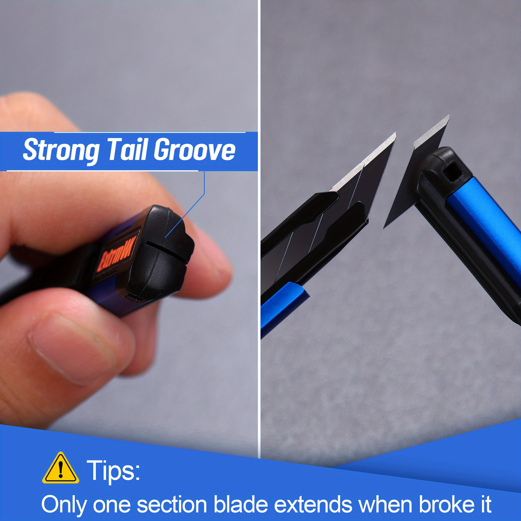 Cutting edge Snap Off Blades Retractable Black Replacement - Temu