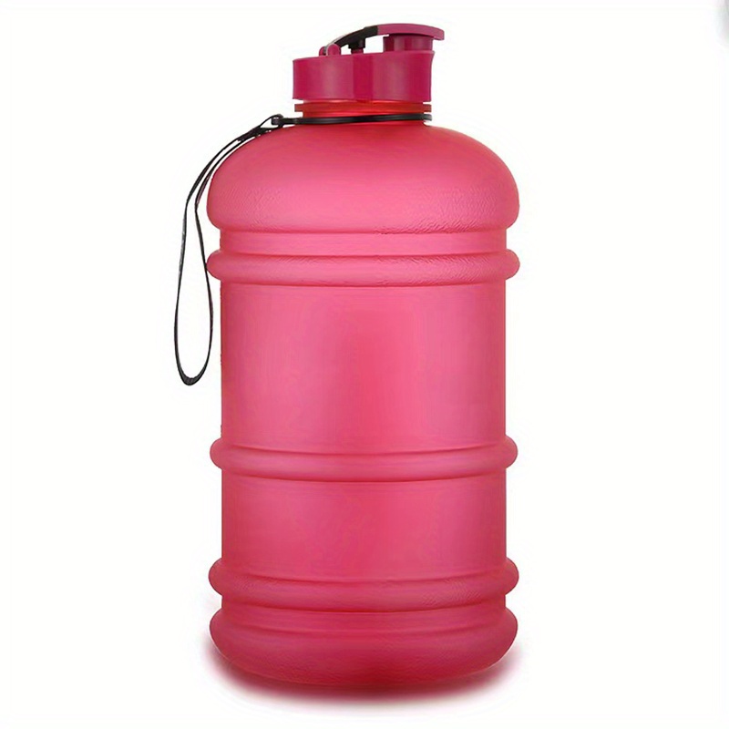 1pc 2l Large Capacity Sport Water Bottle With Handle And Scale