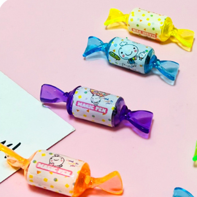 Candy Shaped Crayon Cute Cartoon Pen Portable Mini Toy Candy - Temu