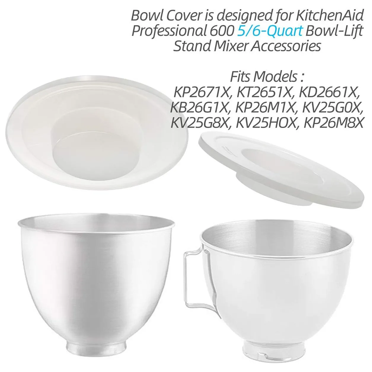 KitchenAid Pro 600 Series 6-Quart Bowl-Lift Stand Mixer - KP26M1X 