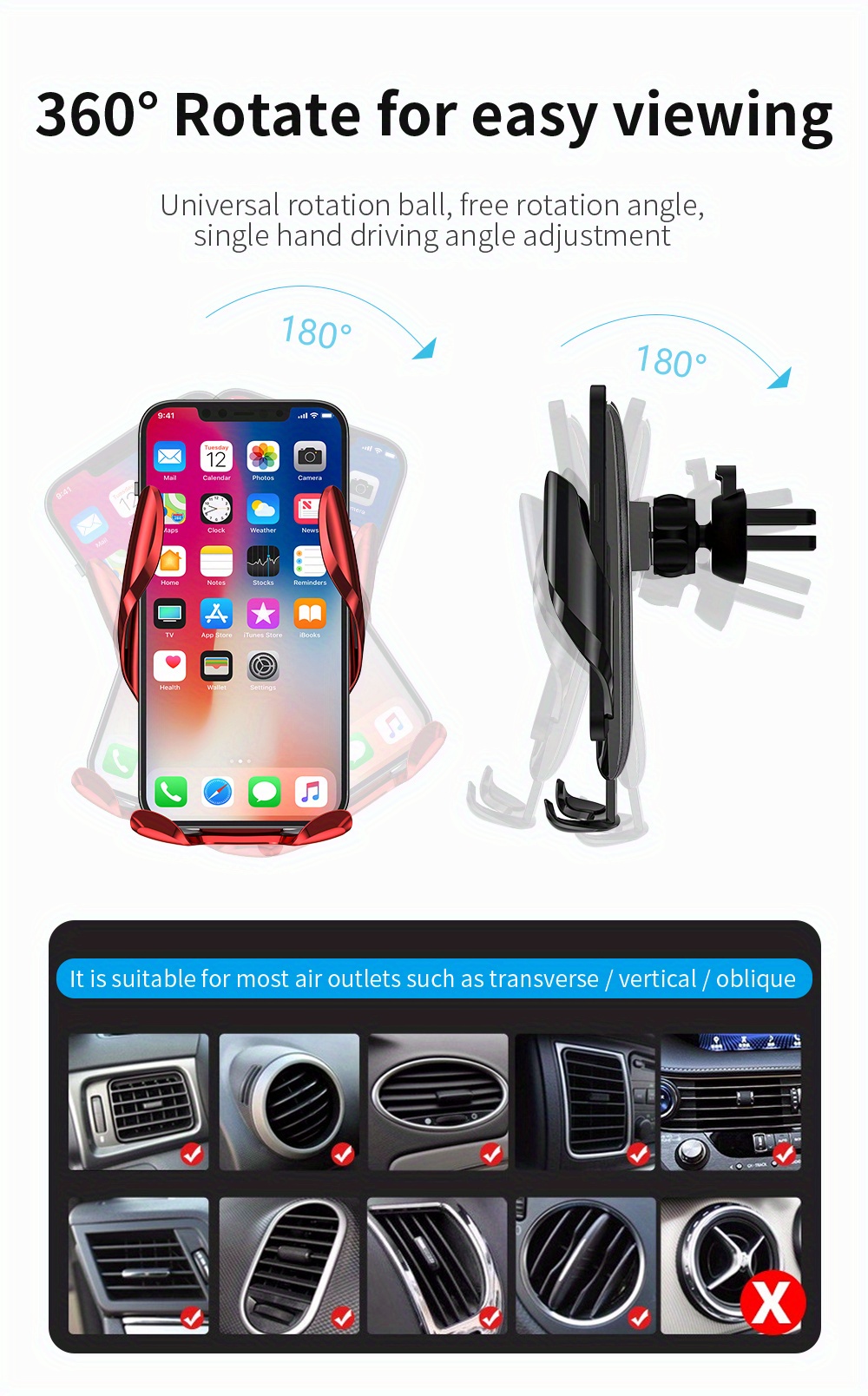 Universal Auto grip Accesorios Teléfonos Móviles Soporte - Temu