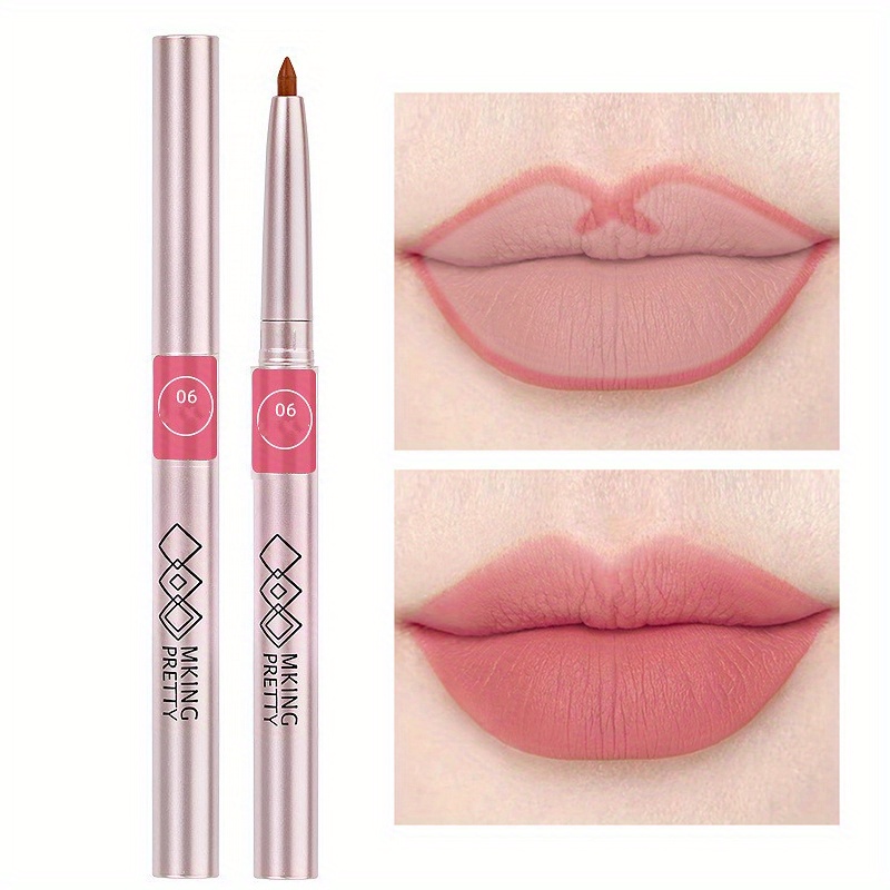 6 Colors Waterproof Lip Liner Pen Long Lasting