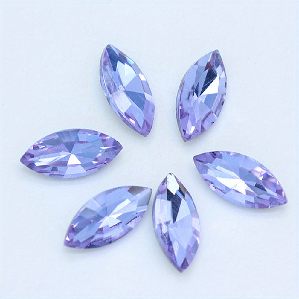 Colorful Transparent Glossy Rhinestones Faceted Horse Eye - Temu