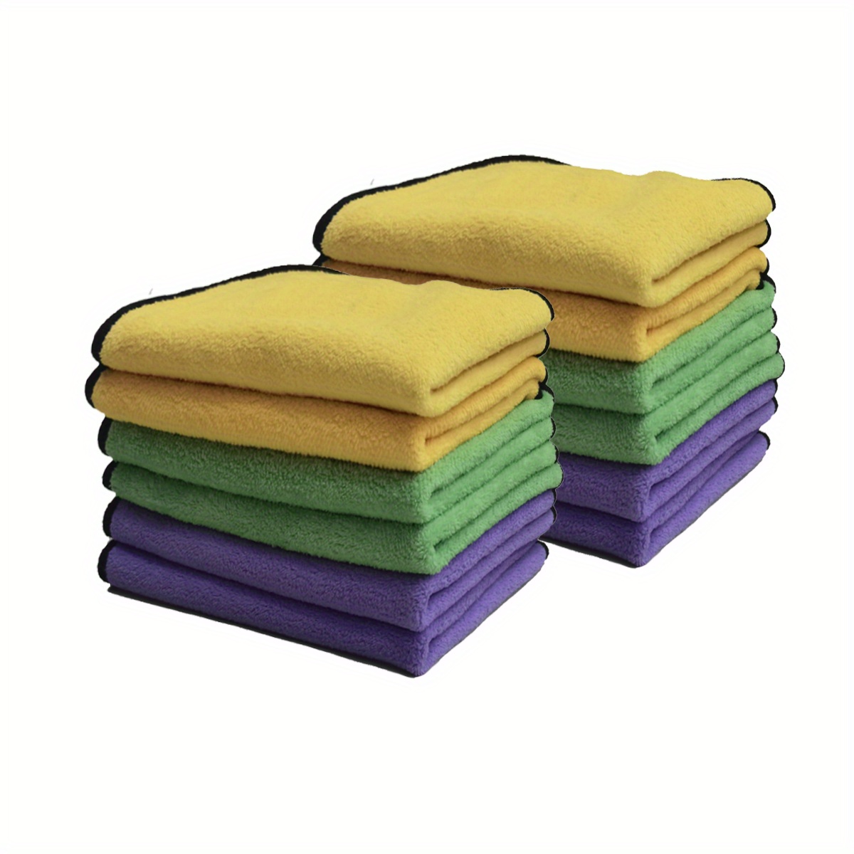 Microfiber Cleaning Towel Big Size Auto Soft Cloth Washing - Temu