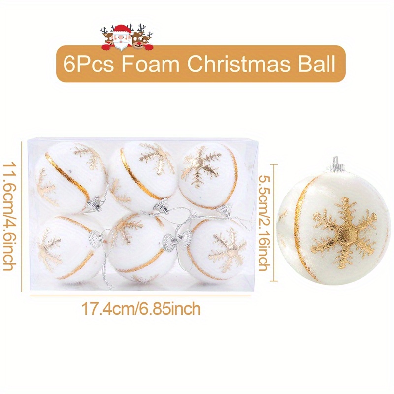 Christmas Tree Hanging Balls Sequined Shiny Ball Pendant - Temu