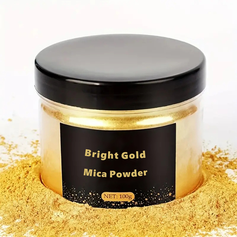 24K Gold Sparkle Mica Powder Pigment 