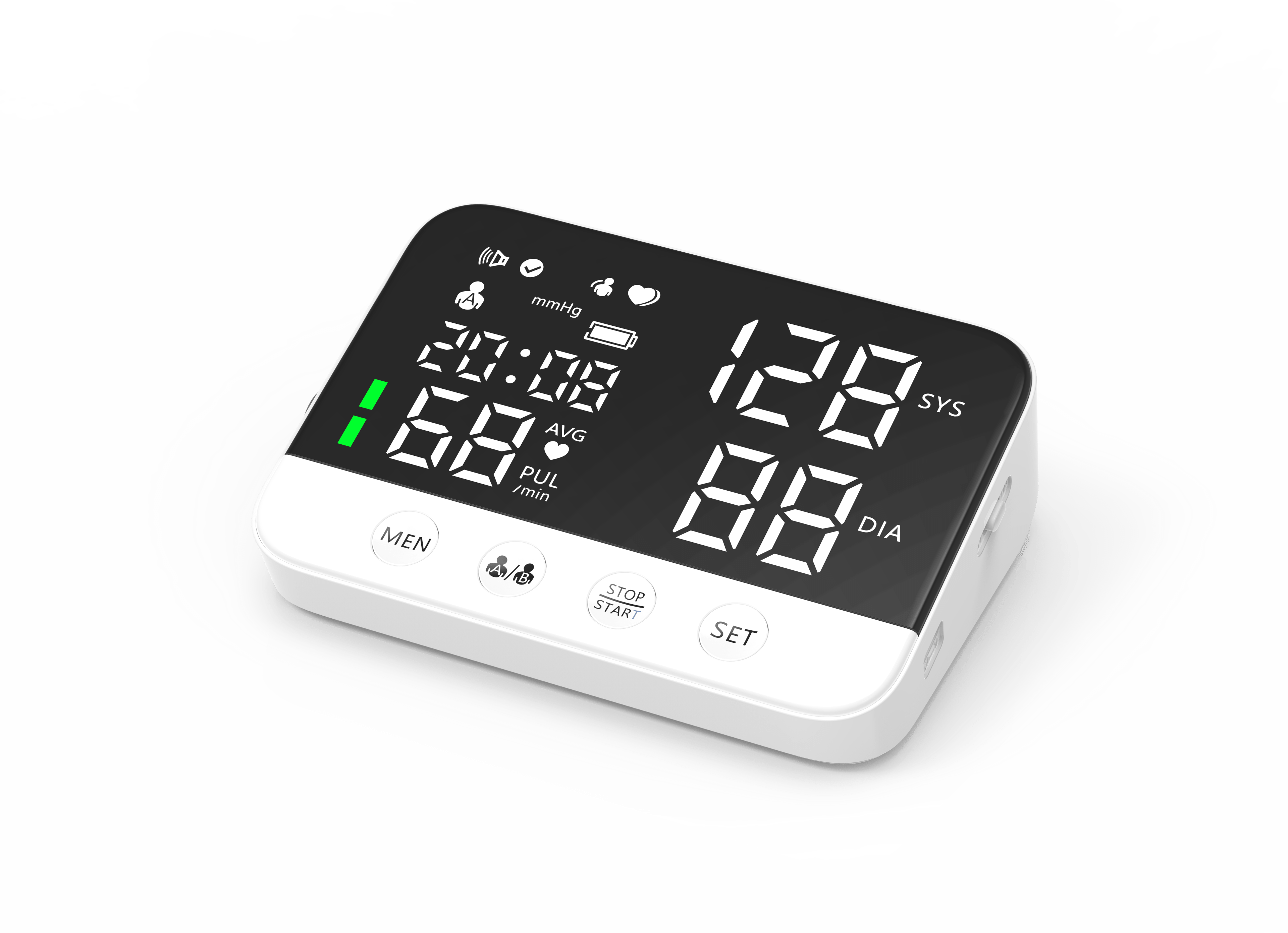 Automatic Arm Blood Pressure Monitor Led Full size Large - Temu