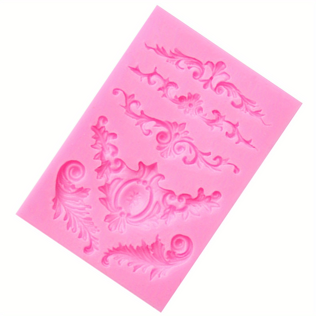 1 шт. 3D барочный фондант силиконовые формы цветок рамка свиток силиконовая форма для капкейков украшение торта инструменты для выпечки кухонные принадлежности детали 1