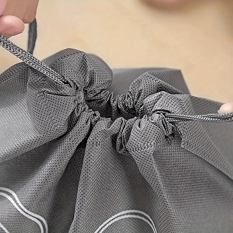 5pcs Non-woven Travel Portable Bag, Waterproof Pocket, Clothing Classified Hanging Bag