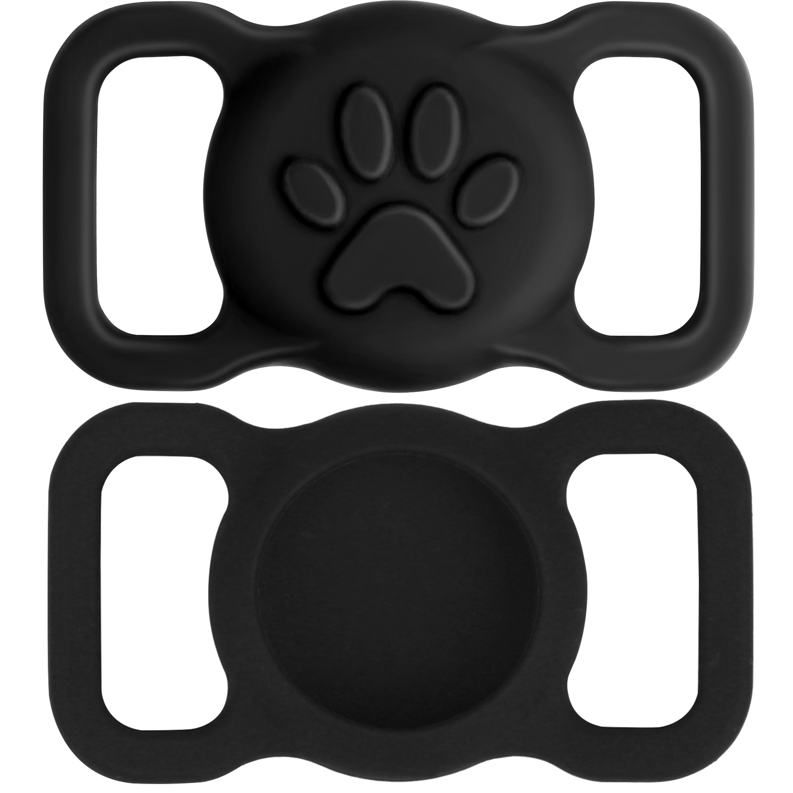 2 Pack Silicone Holder Compatible for Tractive GPS Pet Tracker,Rubber  Accessories Cover for Necklace,Secure Sturdy tractive tag case for Dog cat