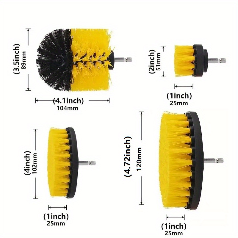 Auto Elektrische Bohrmaschinenset Bürste, Elektrische  Bodenreinigungsmaschine Reinigungsbürste, Universalreinigung  Bohrmaschinenbürste, Geeignet Für Autoreinigung, Boden - Auto - Temu Austria