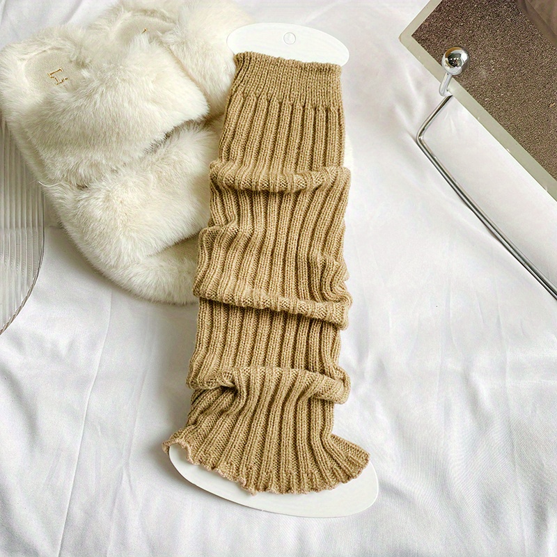 Cream Cable Knit Leg Warmers